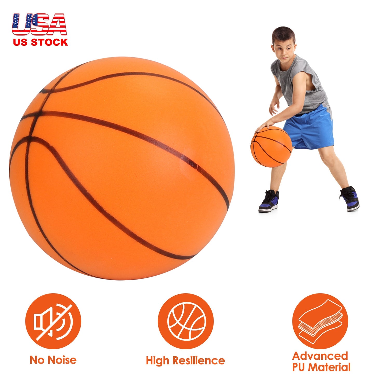 Silent Foam Basketball for Indoor Training