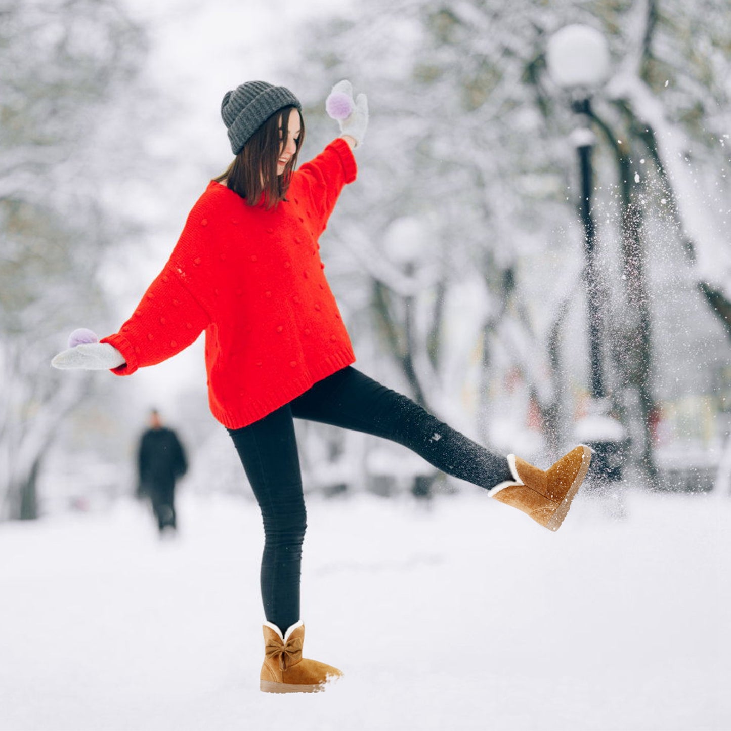 Women Ladies Snow Boots