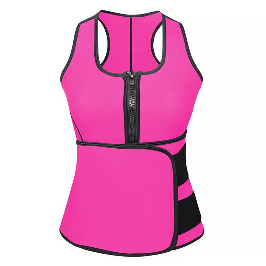Waist Trainer Vest for Women with Zipper Closure