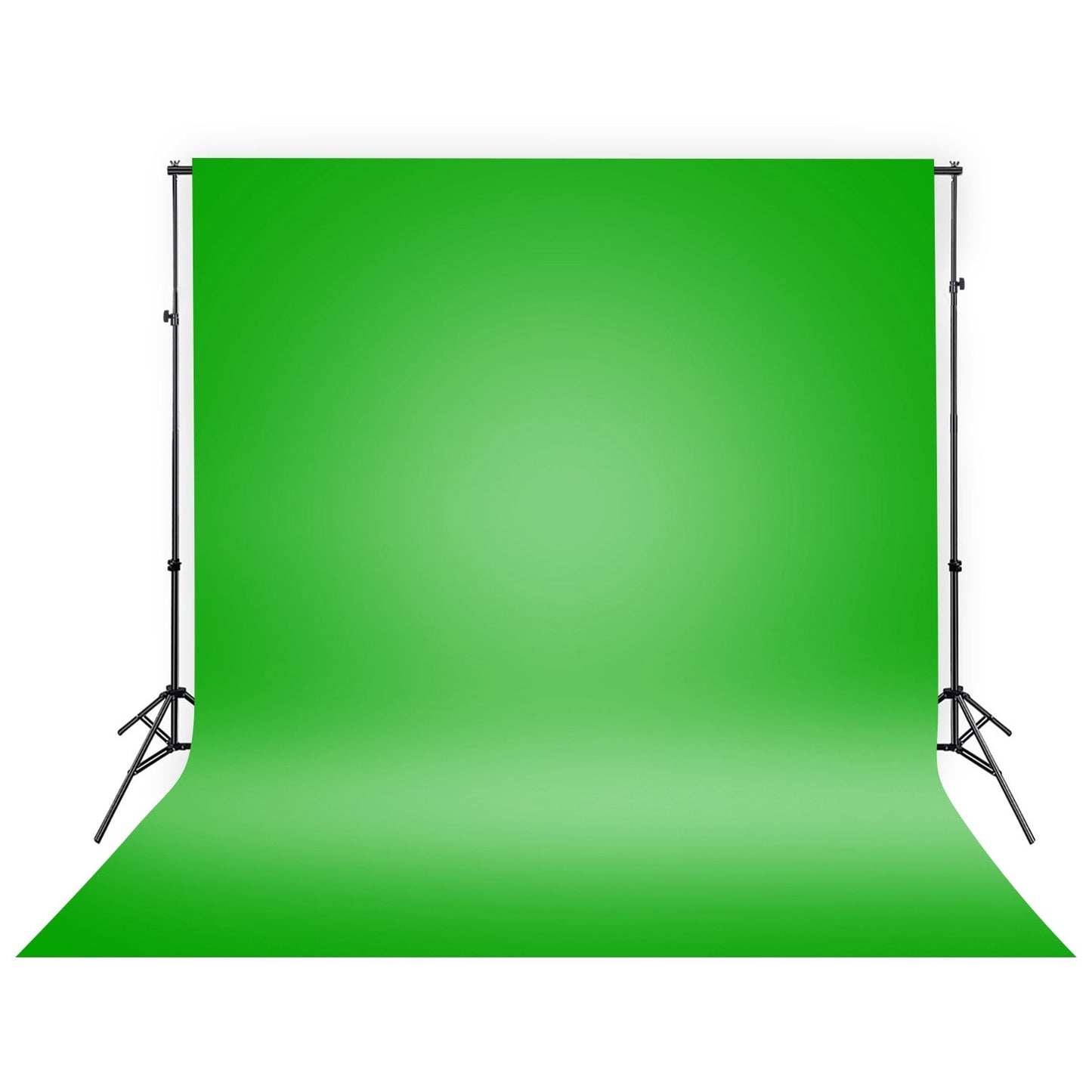 6.5 x 10ft Photo Video Studio Backdrop Background Stand Adjustable Heavy Duty Photography Backdrop Support Stand Set with Carrying Bag Clamps
