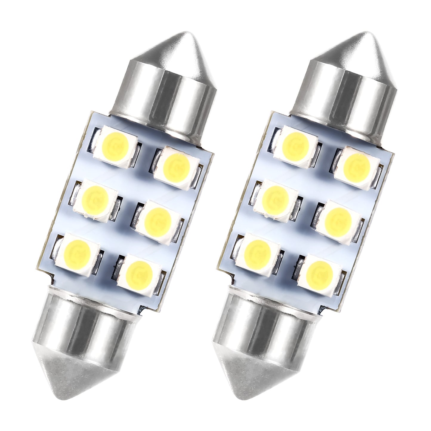 LED Interior Light Bulb Kit for Car - 14 Piece Set, 6000K White