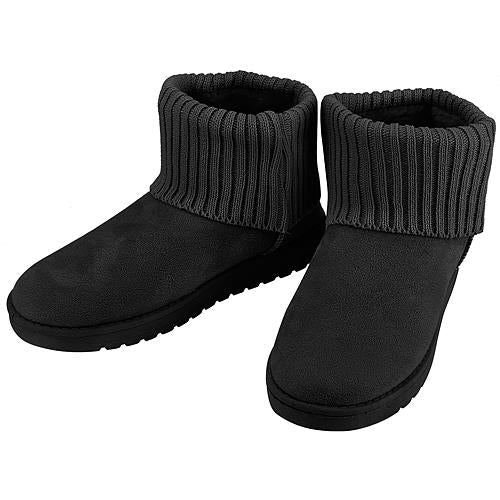 Women Lady Snow Boots Suede Mid-Calf Boot