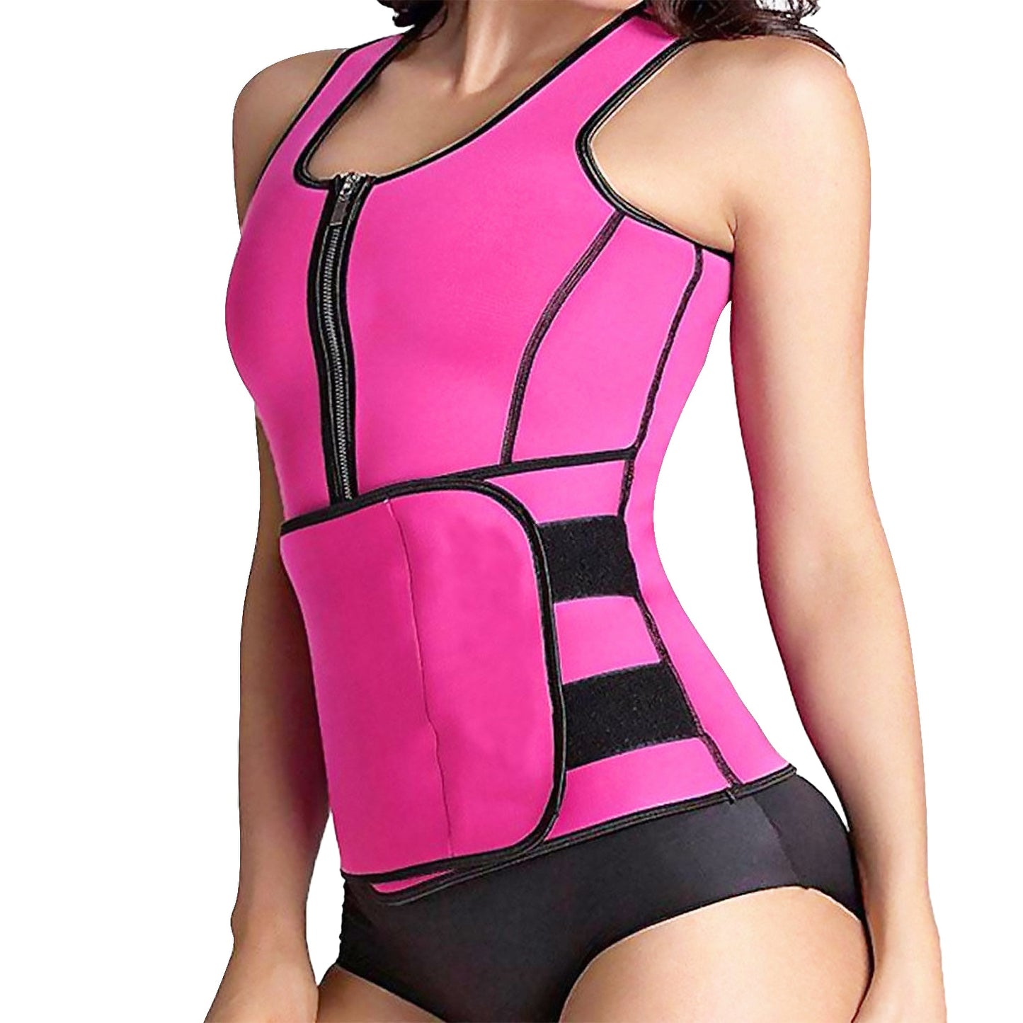 Waist Trainer Vest for Women with Zipper Closure