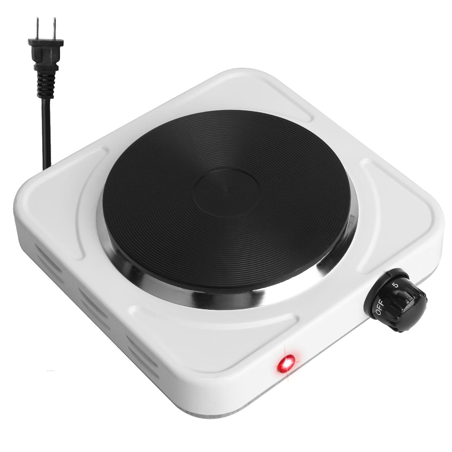 Electric Single Burner Hot Plate 1500W Portable Countertop Stove