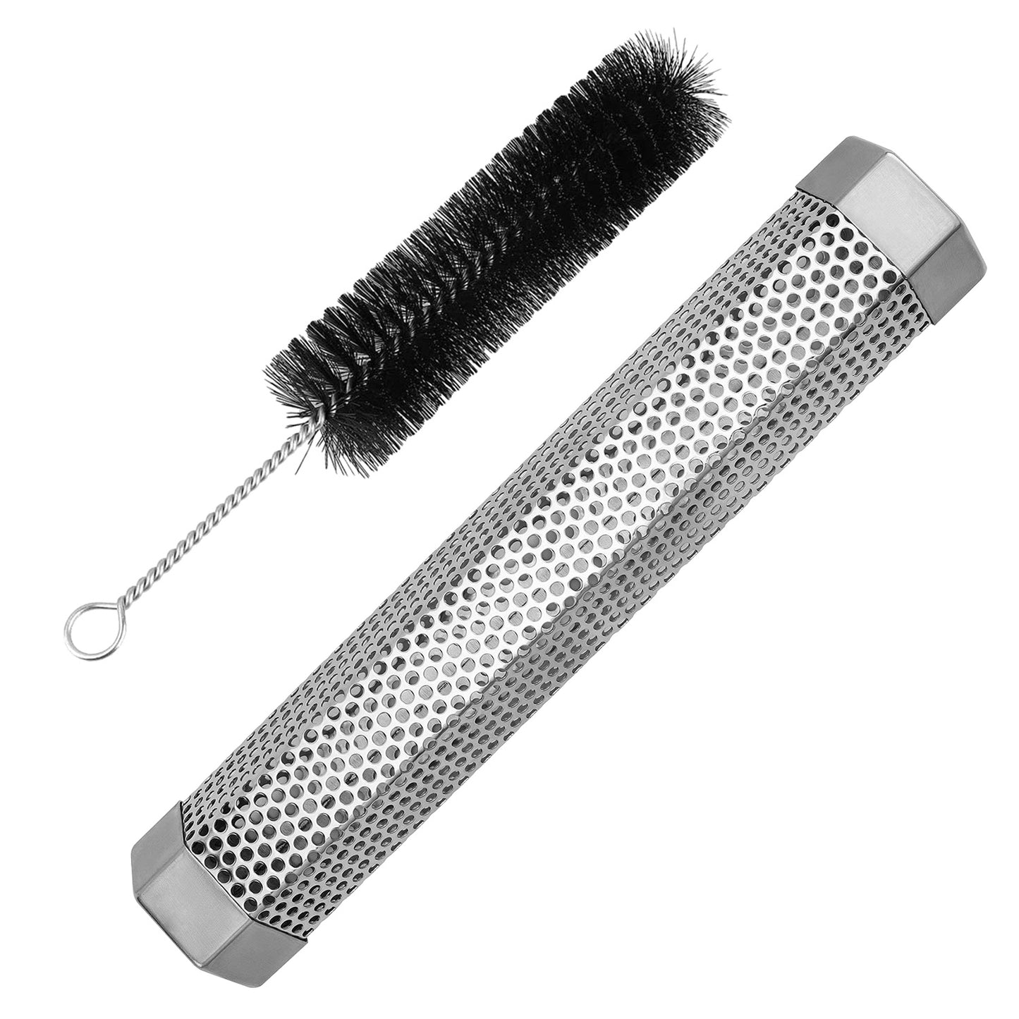 Pellet Smoker Tube 12 Inch Hexagonal Stainless Steel
