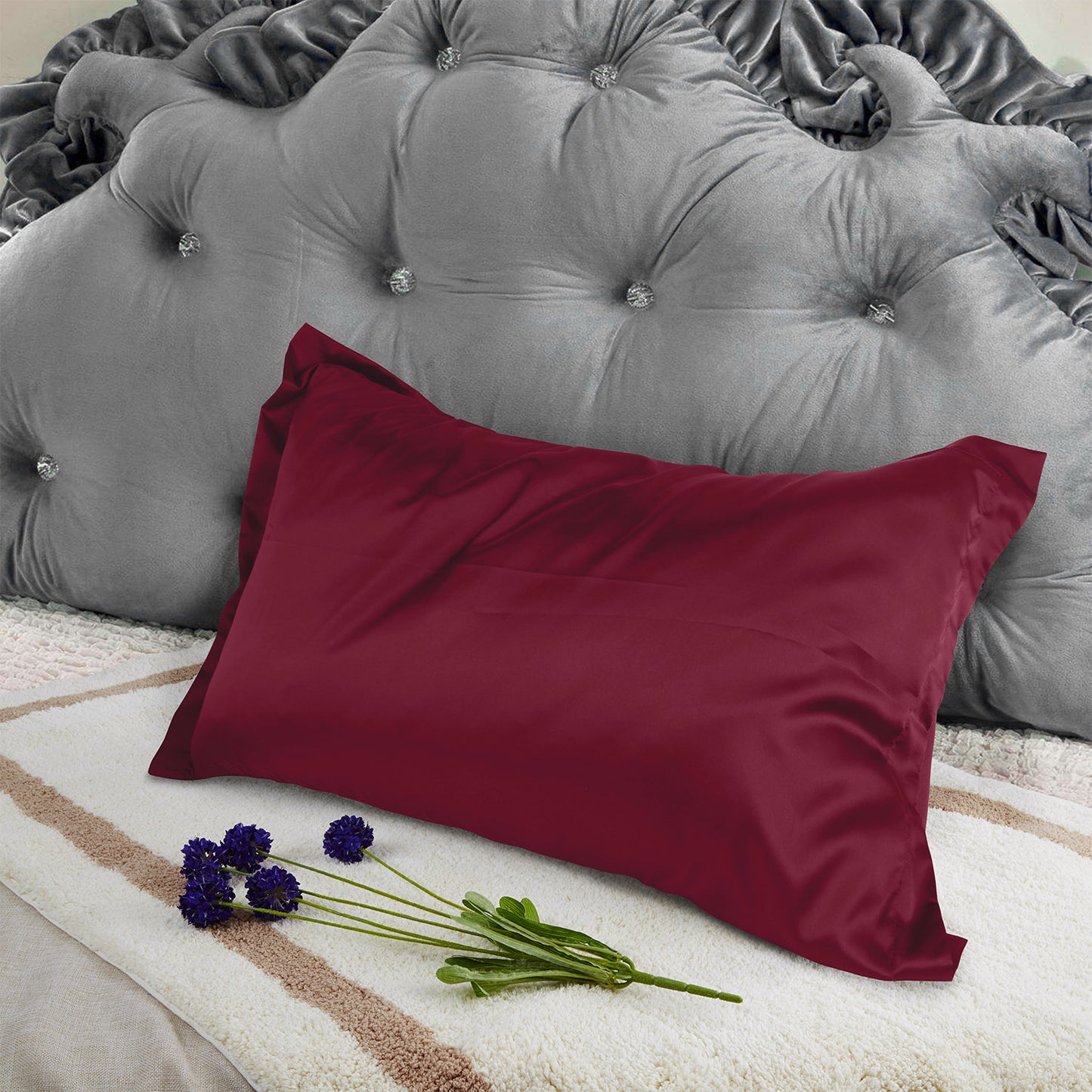 Satin King Pillowcase Set of 2 - Silky Smooth Hair & Skin Care