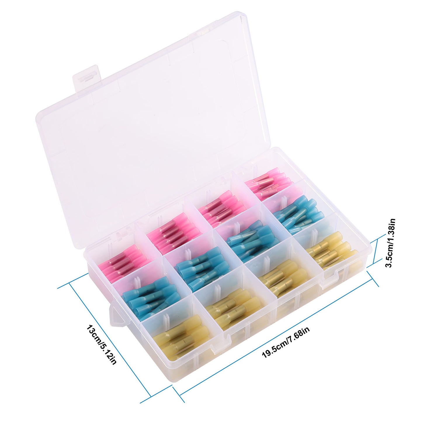 Heat Shrink Butt Connectors 125-Piece Waterproof Wire Kit