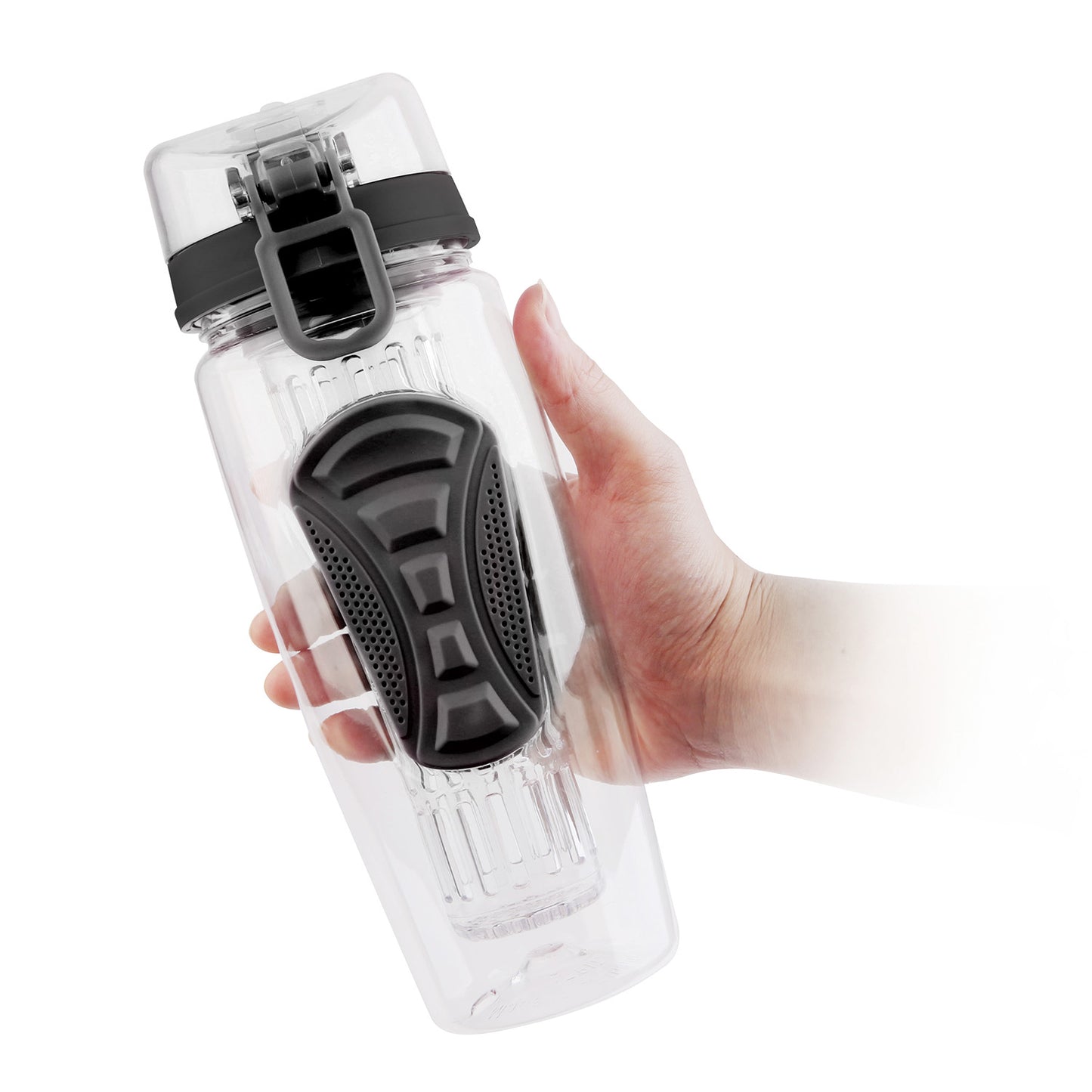Fruit Infuser Water Bottle 32oz with Flip Top Lid