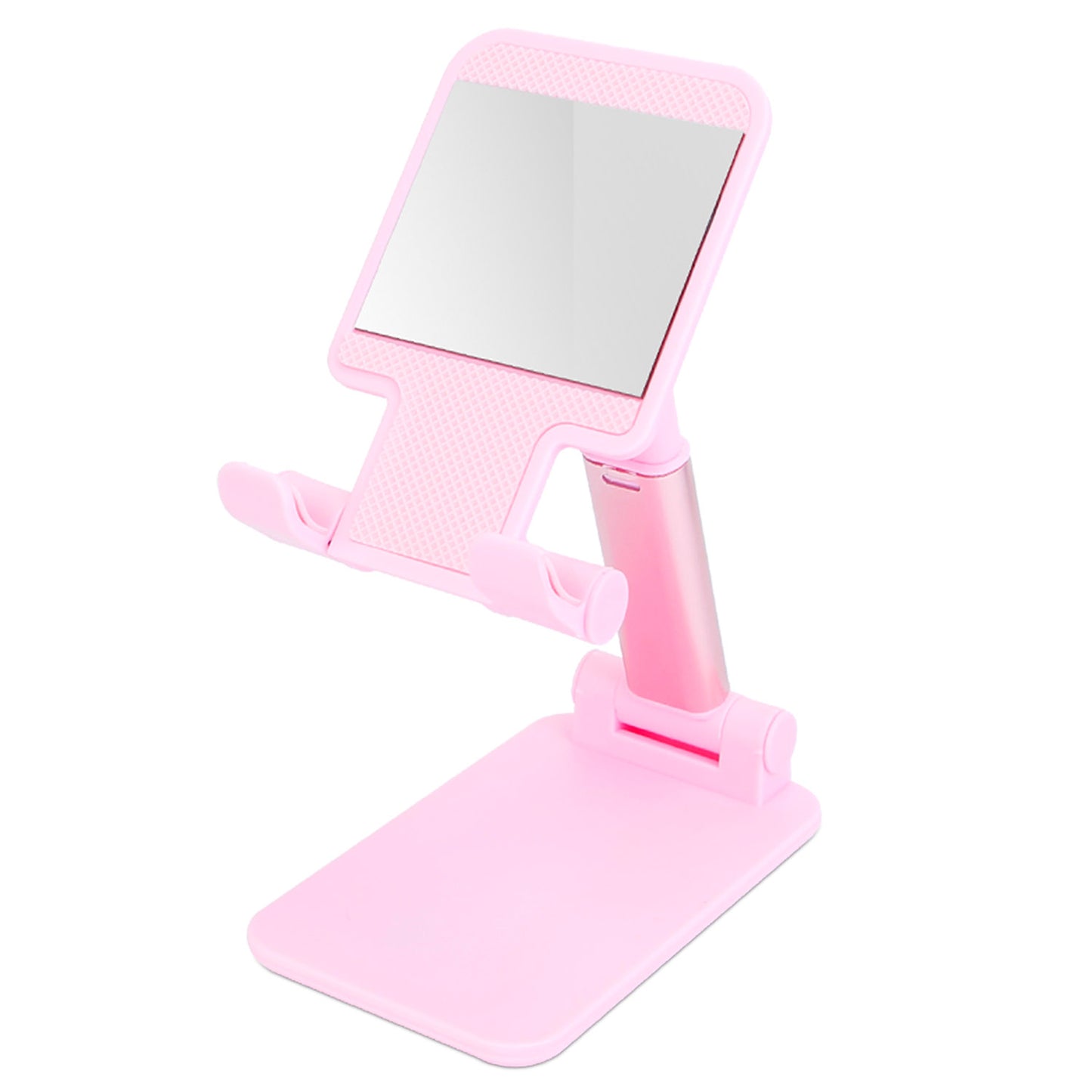 Adjustable Phone Stand for Desk with Mirror - 4-12.9 Inch