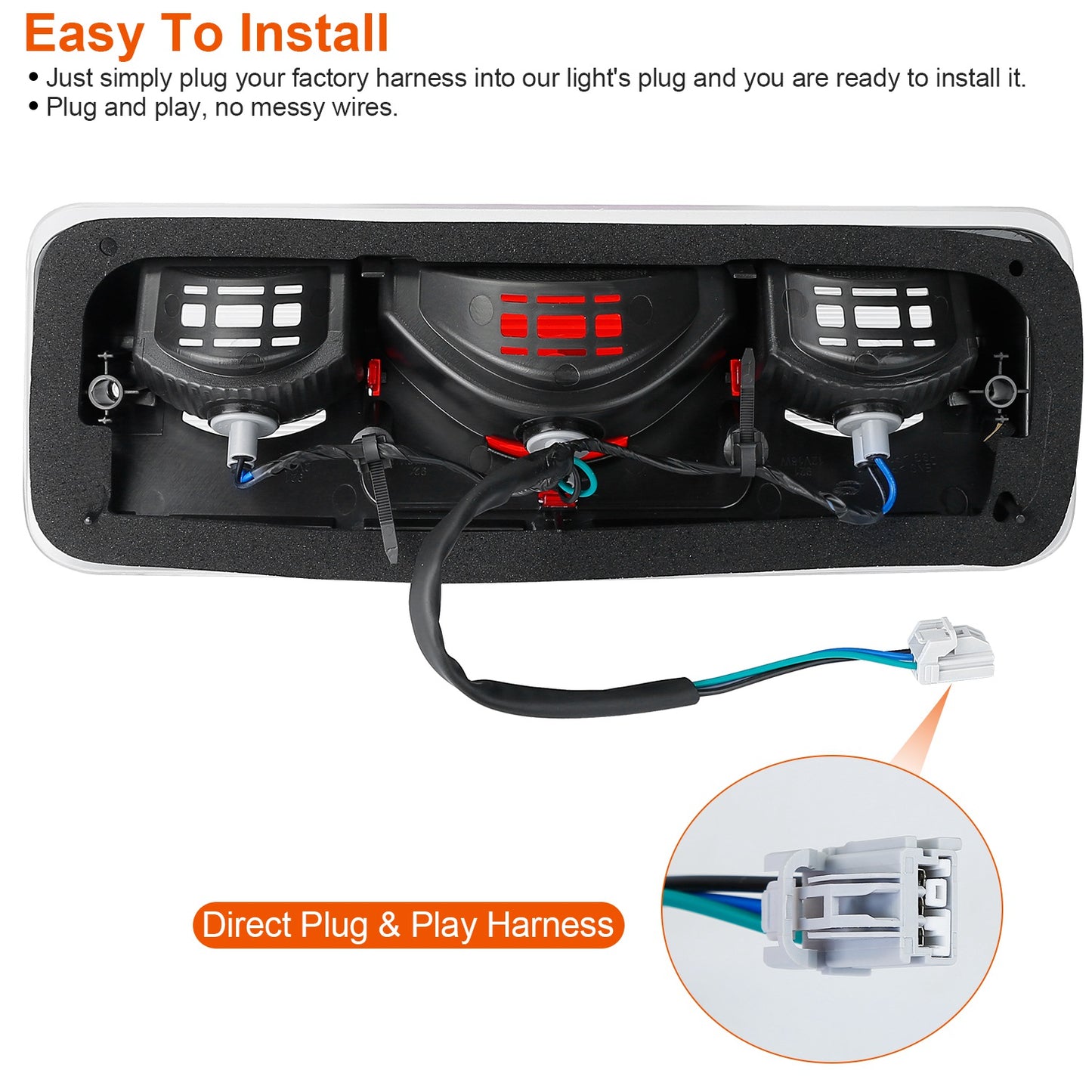 Third Brake Light for 2004-2008 Ford F150 LED Cargo Lamp