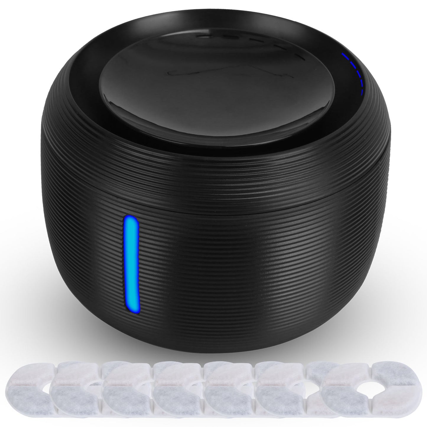 Pet Water Fountain with LED Light and Filters, 2.5L