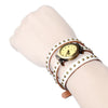 Fashionable Leather Belt Retro Watch