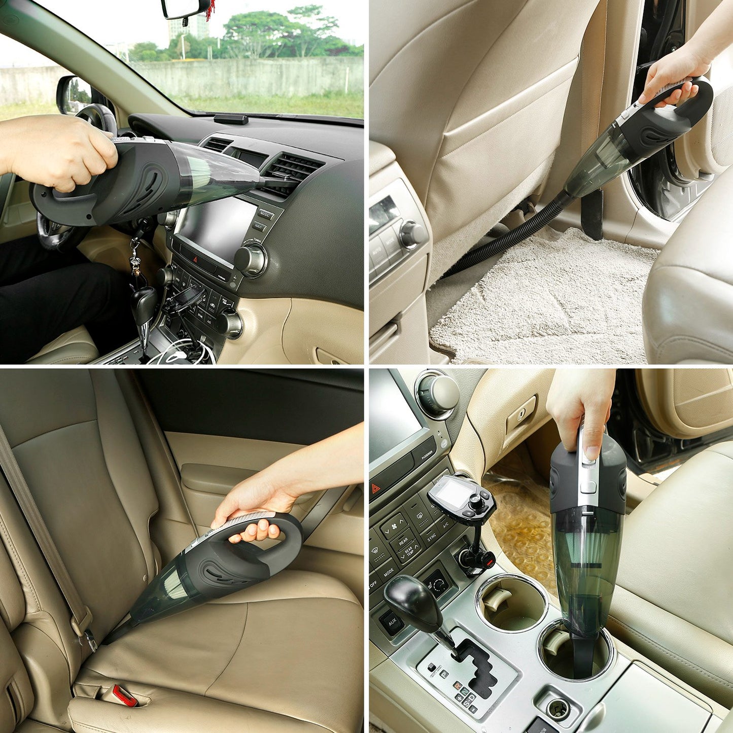 Cordless Handheld Car Vacuum Cleaner with 4800PA Suction