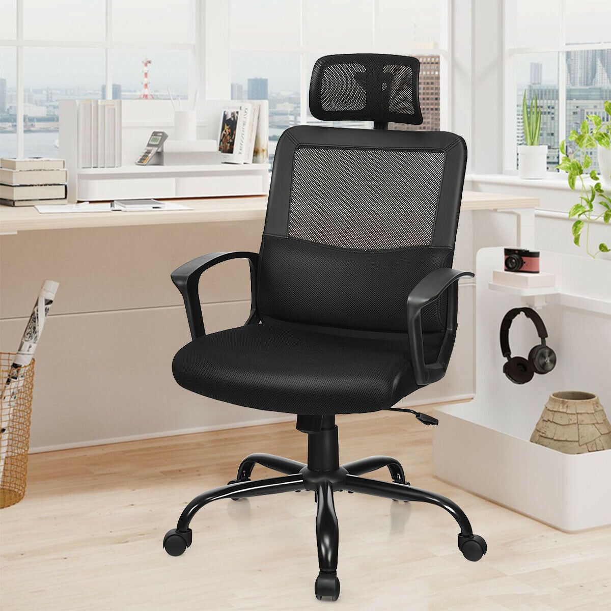 High Back Ergonomic Mesh Office Chair with Adjustable Height