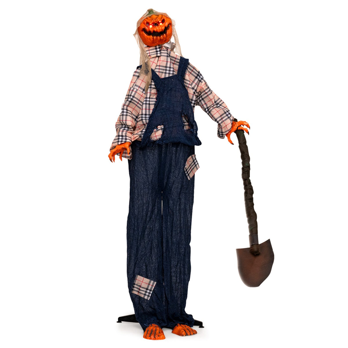 Halloween Pumpkin Man Decoration with Motion and Sound 5.3 ft