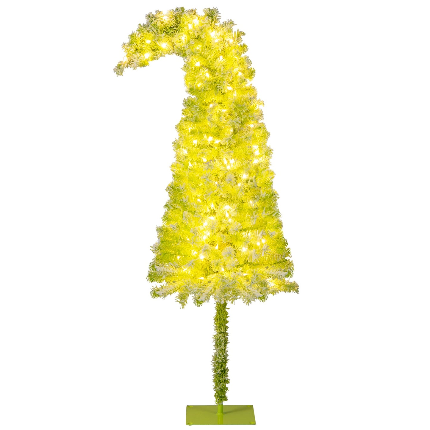 5/6/7 FT Whimsical Christmas Tree with Bendable Top and 216/290/366 Branch
