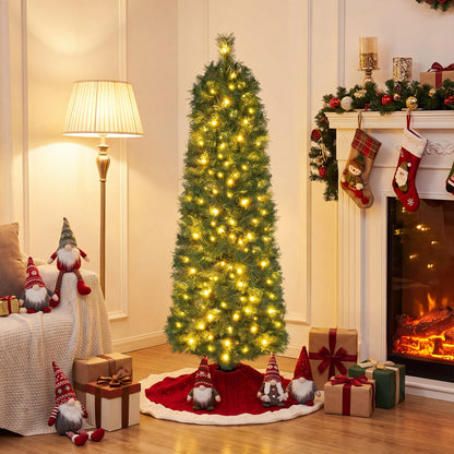 8 FT Artificial Pine Christmas Tree with 575 Branch Tips