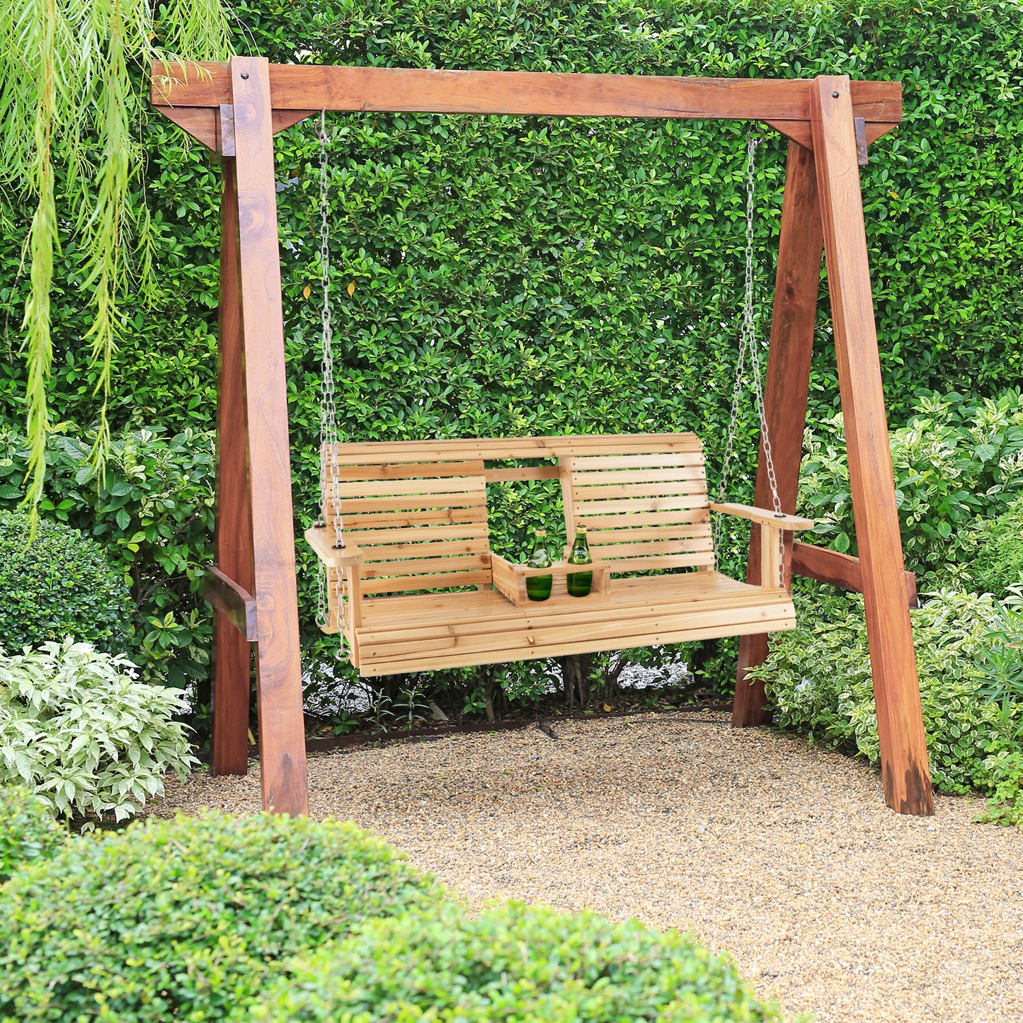 5 Foot Porch Swing Chair with Adjustable Chains