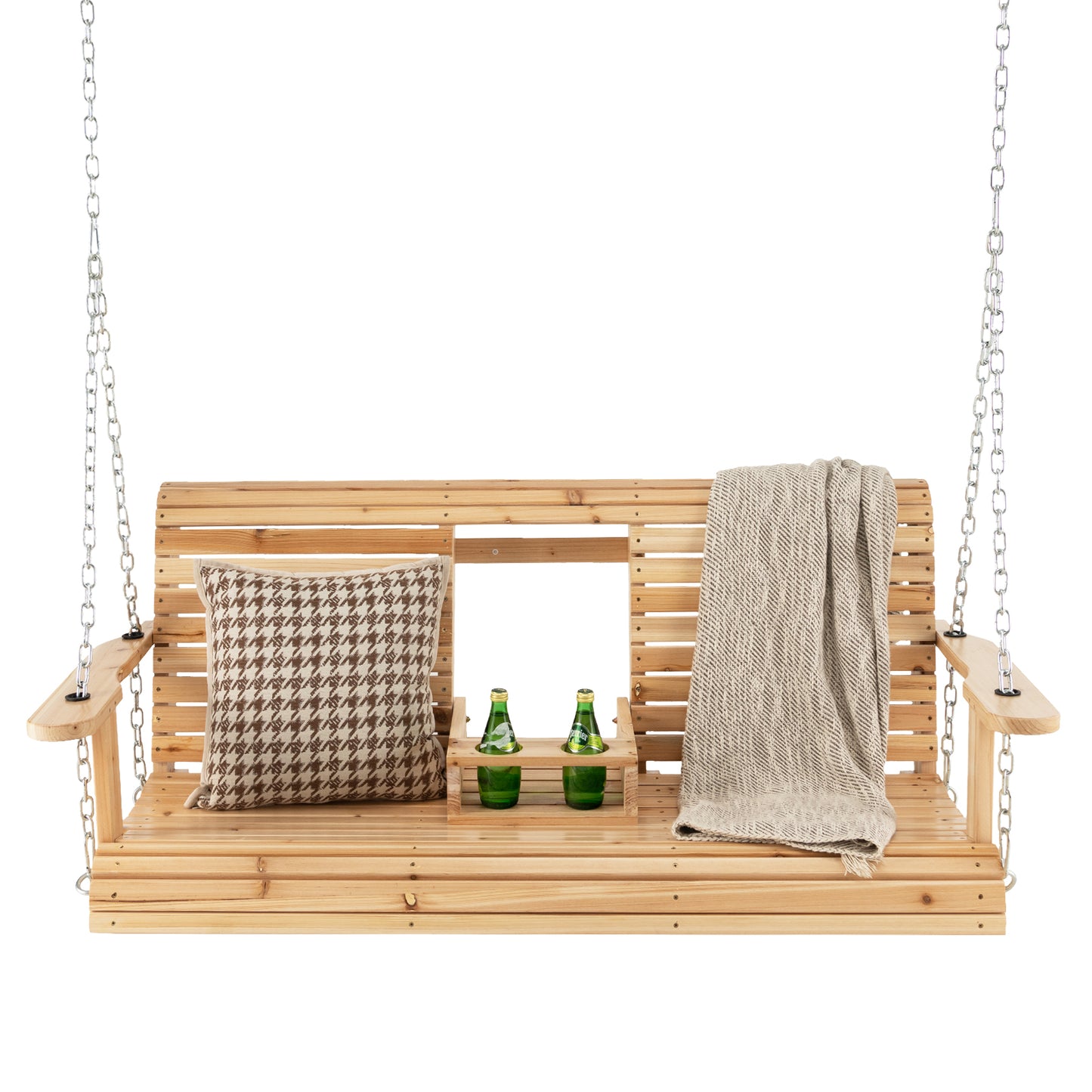 5 Foot Porch Swing Chair with Adjustable Chains