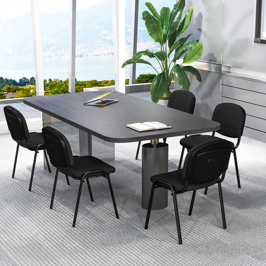 Stackable Conference Chairs Set with Padded Seats