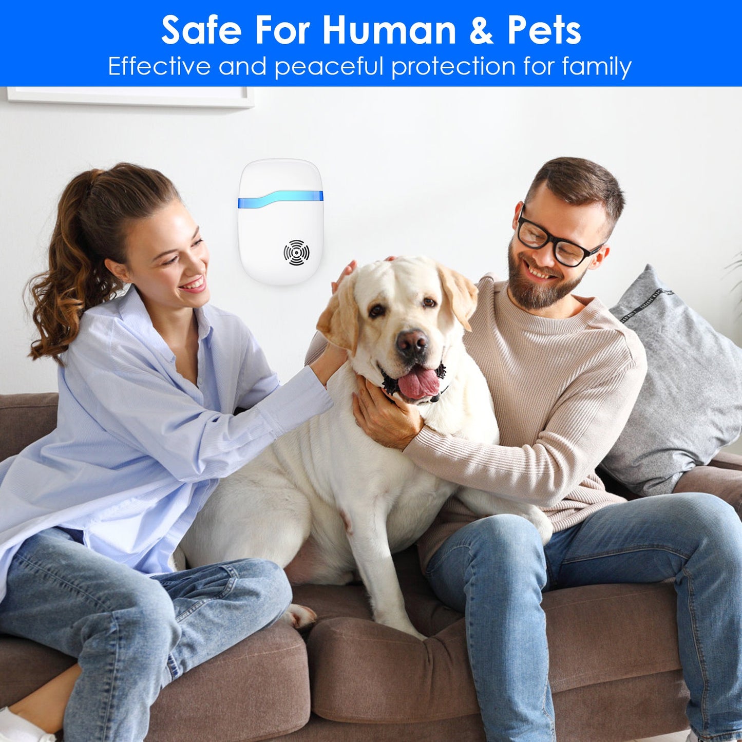 Ultrasonic Pest Repeller 6-Pack for Indoor Rodent Control