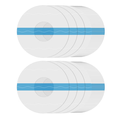 100Pcs Sensor Covers for Libre Waterproof Sweatproof Strong Stick Transparent Invisible Adhesive Patches No Glue Hole On The Center Long Lasting Tape