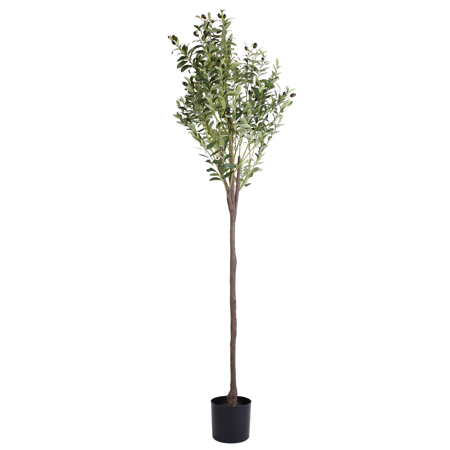 Artificial Olive Tree 5.9ft with Black Planter Pot
