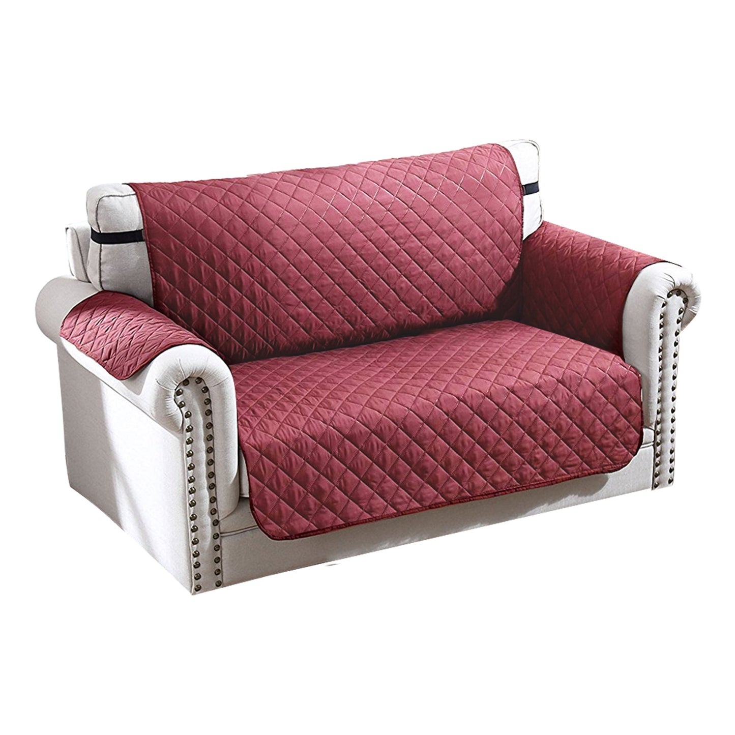 Reversible Sofa Cover with Elastic Straps - Water-Resistant