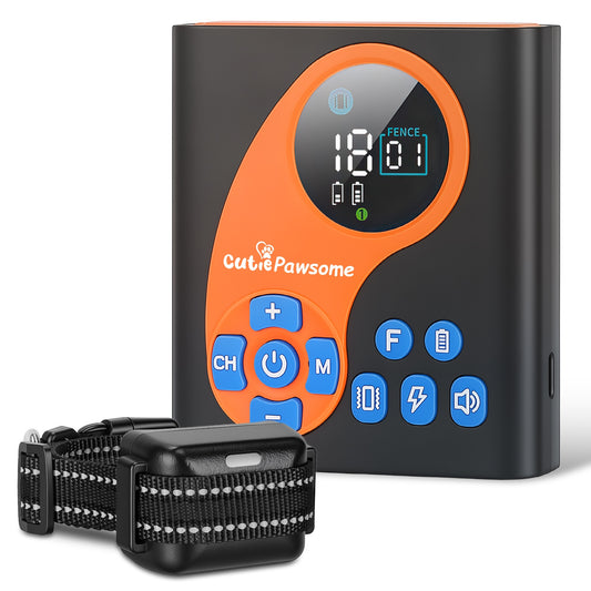 Wireless Dog Fence System with Training Collar – 722FT Range