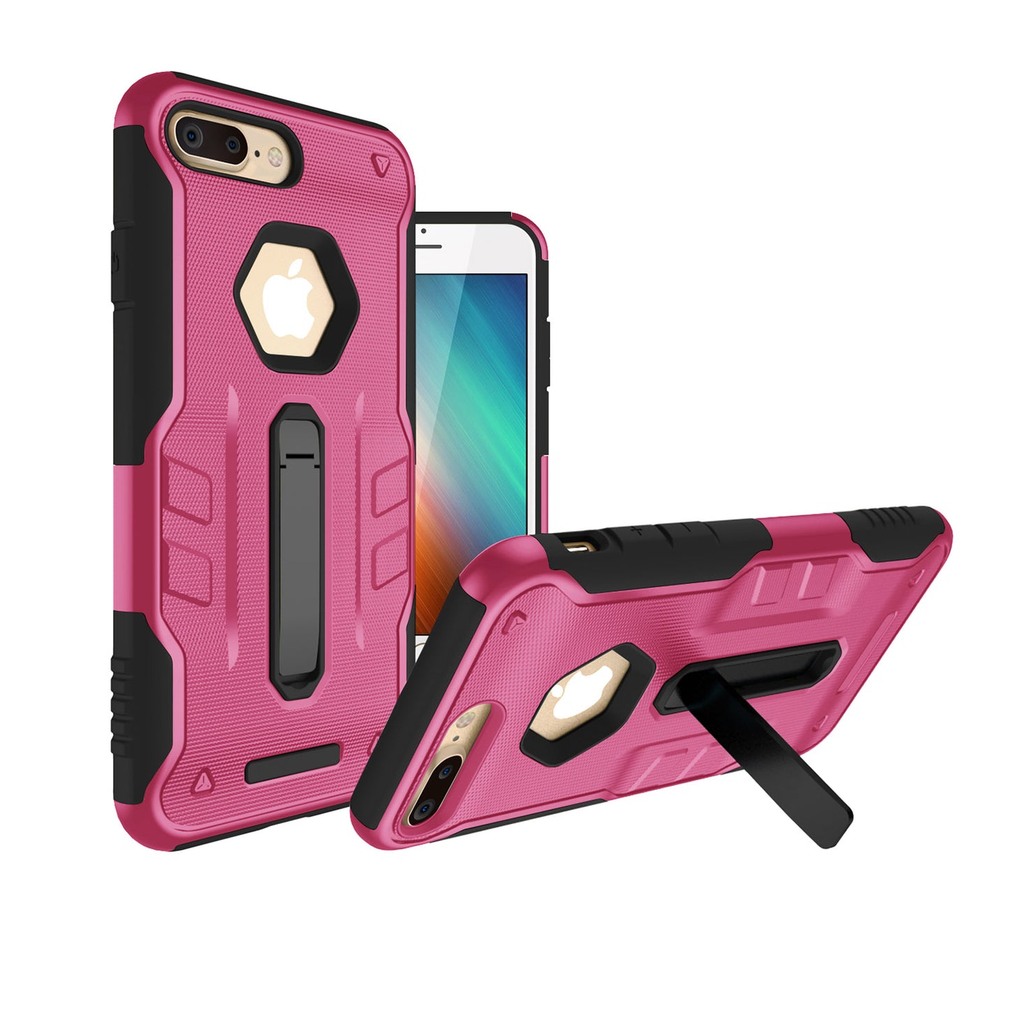 iPhone 8 Plus Rugged Case with Magnetic Kickstand