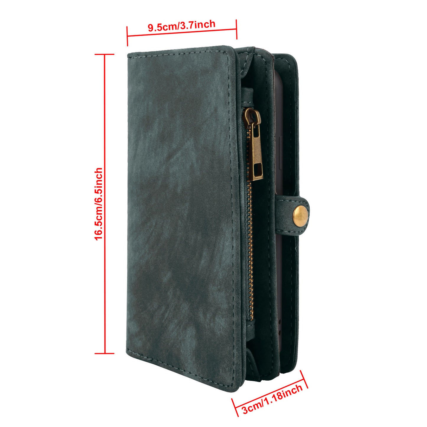 iPhone 7 Plus Wallet Case with Detachable Magnetic Cover