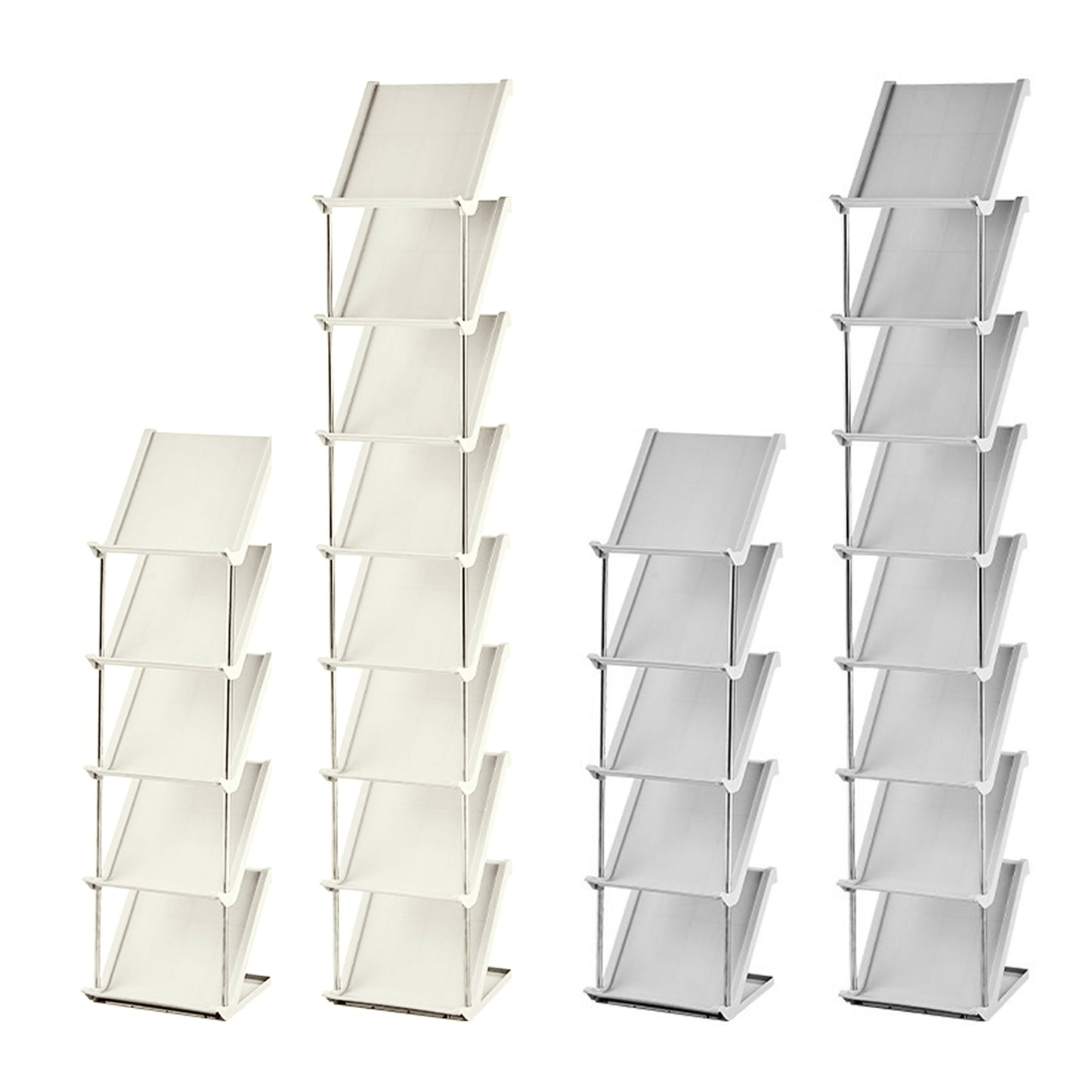 5-Tier Vertical Shoe Rack - Space-Saving Stackable Organizer