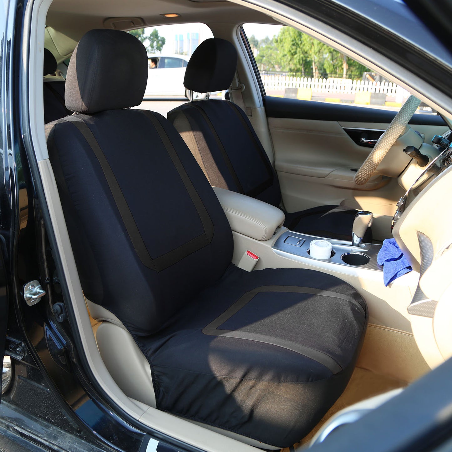 Universal Car Seat Covers 9-Piece Set for Auto Truck SUV