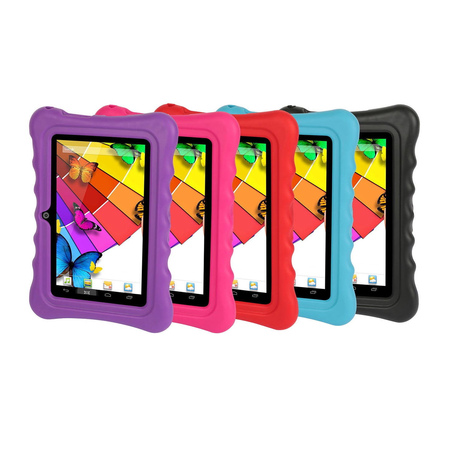 7-Inch Tablet Silicone Case with Built-In Stand