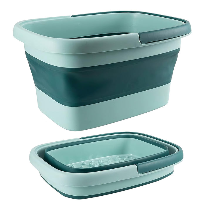 2Pcs Collapsible Foot Bath Basin