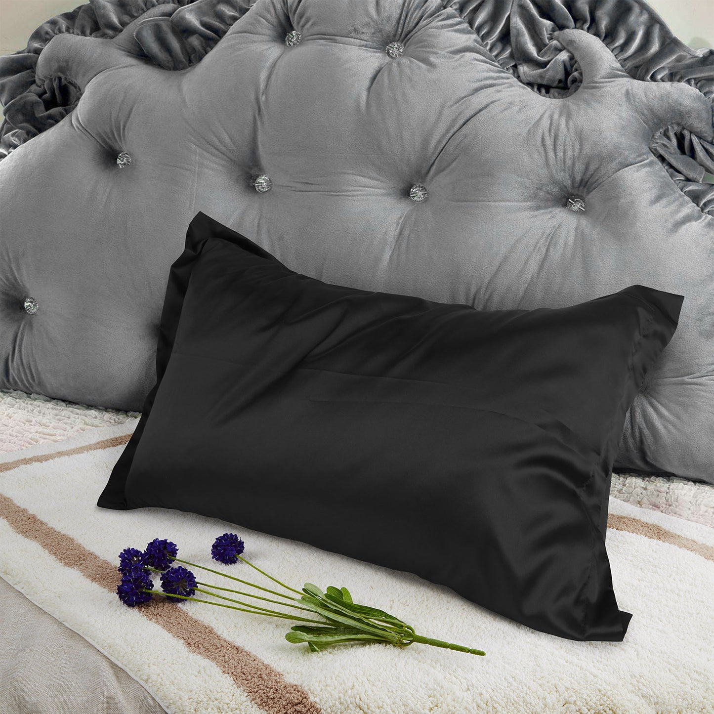 Satin King Pillowcase Set of 2 - Silky Smooth Hair & Skin Care