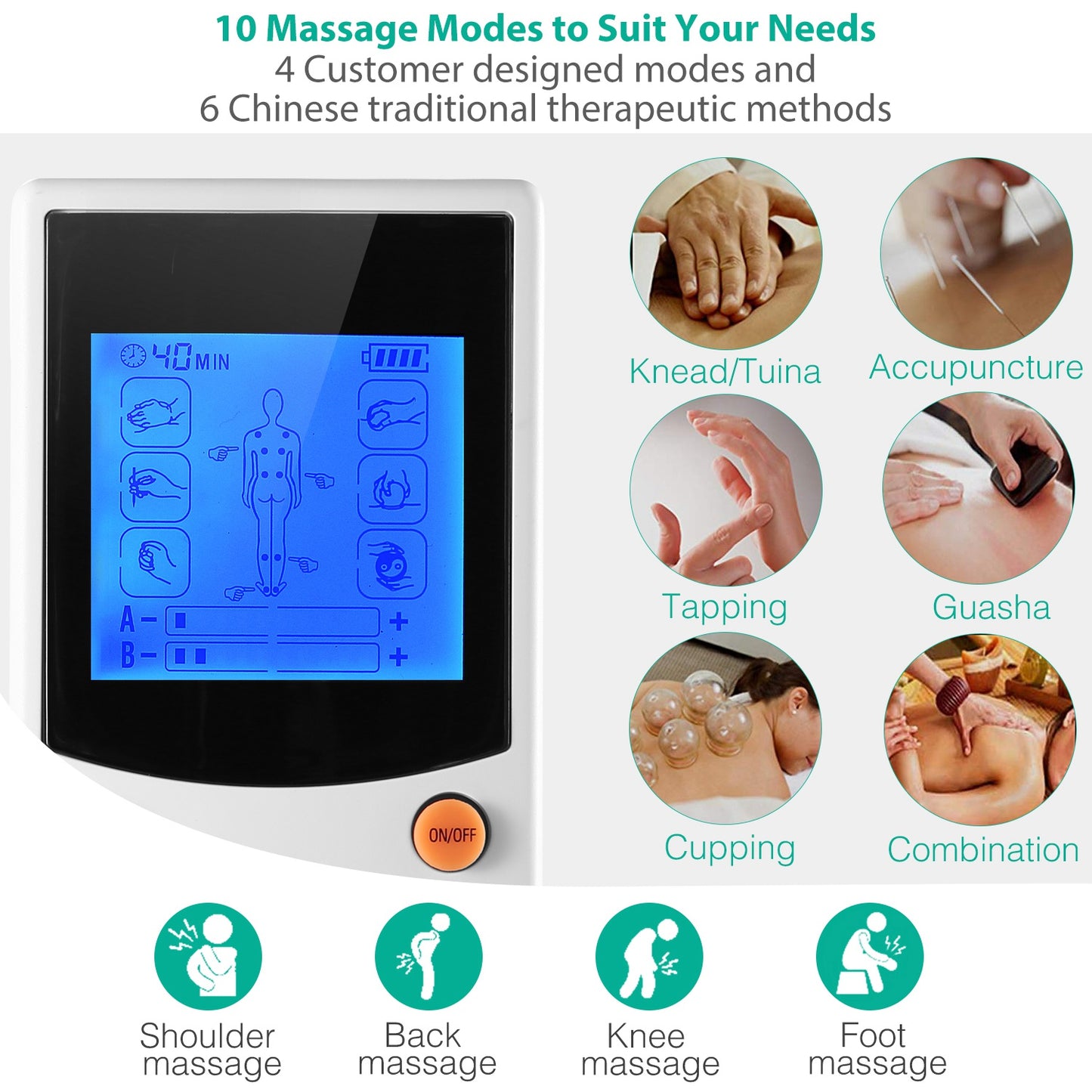 10 Modes Pain Relief Body Massager