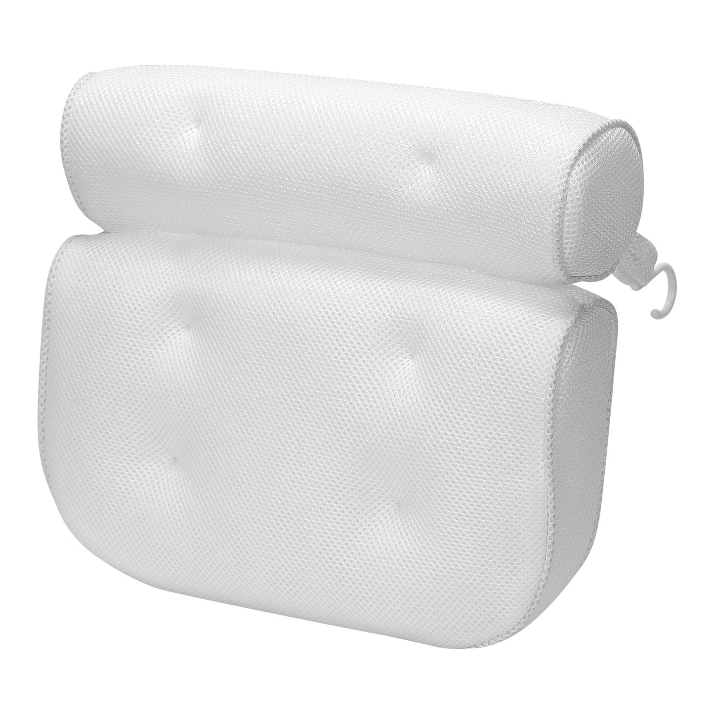 Bath Pillow with Suction Cups for Neck and Head Support