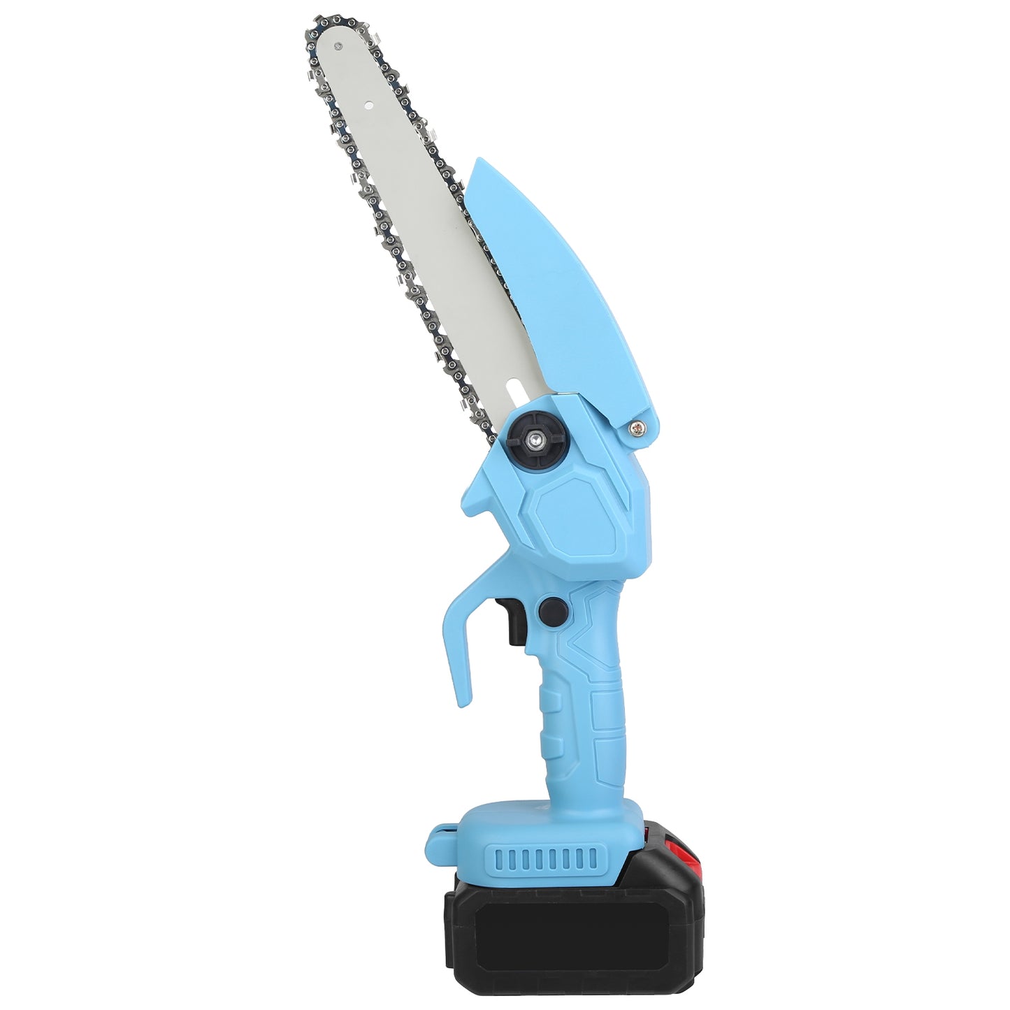Mini Chainsaw Cordless 8-Inch with 2 Batteries and Accessories