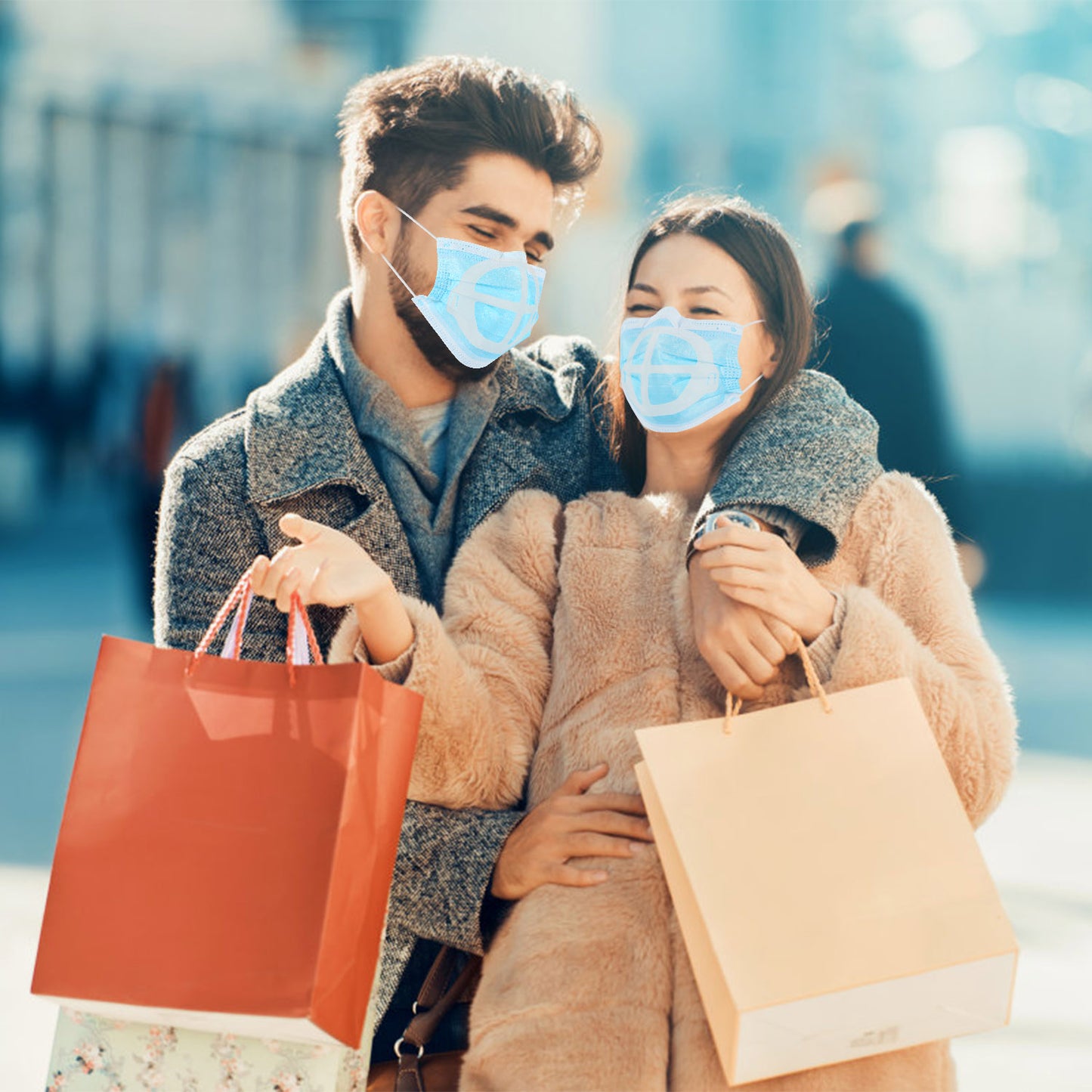 10Pcs 3D Comfortable Breathing Mouth Mask