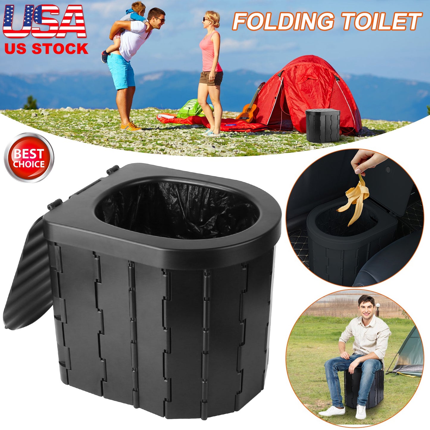 6.18 Gallon Trash Bags - 48 Count Black Unscented Liners