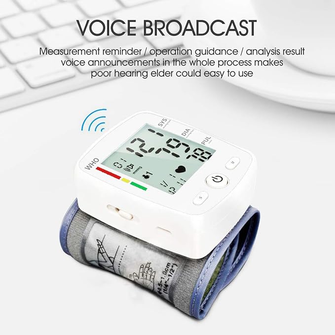 Portable Digital Wrist Blood Pressure Monitor