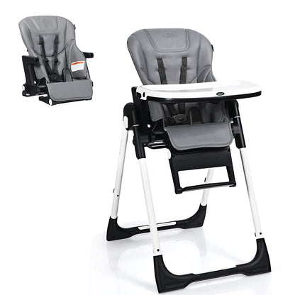 4-in-1 High Chair with Adjustable Height and Recline