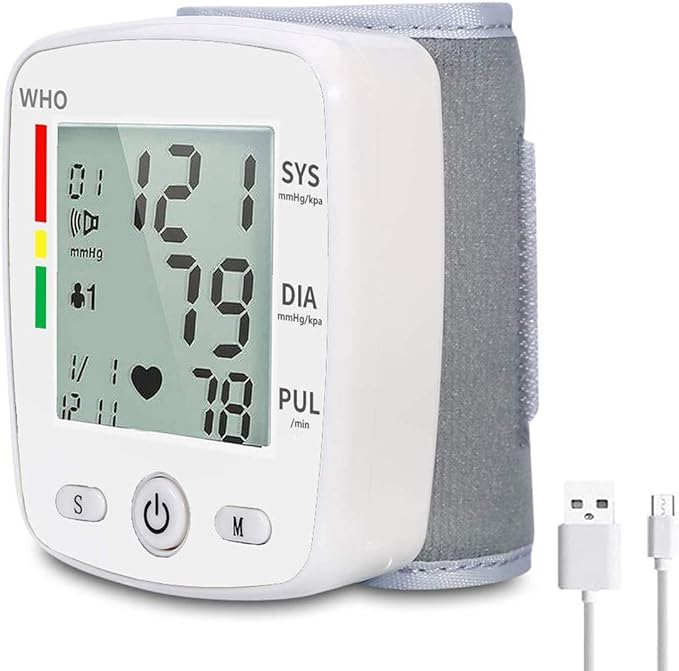 Portable Digital Wrist Blood Pressure Monitor