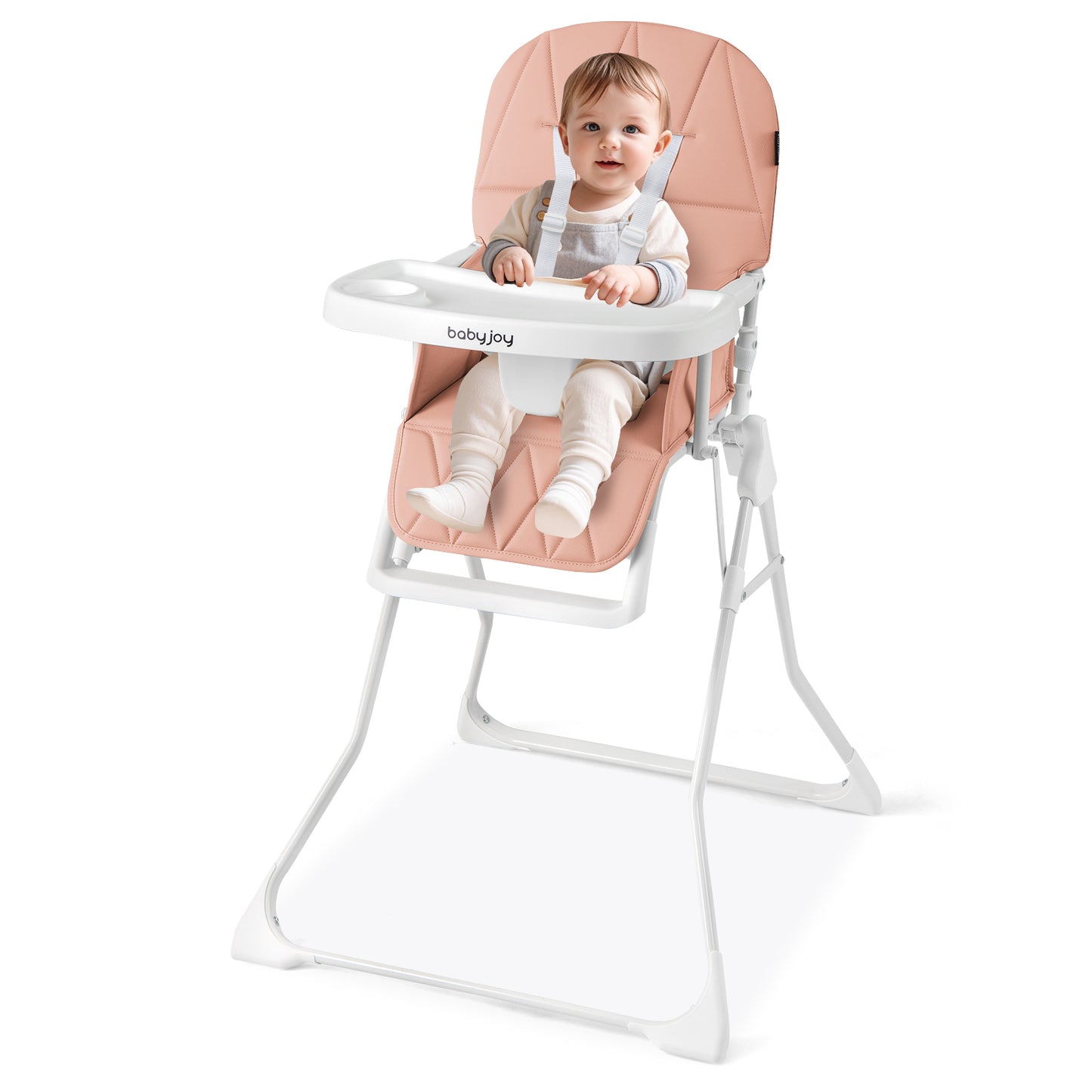 Compact Folding High Chair with Adjustable Tray