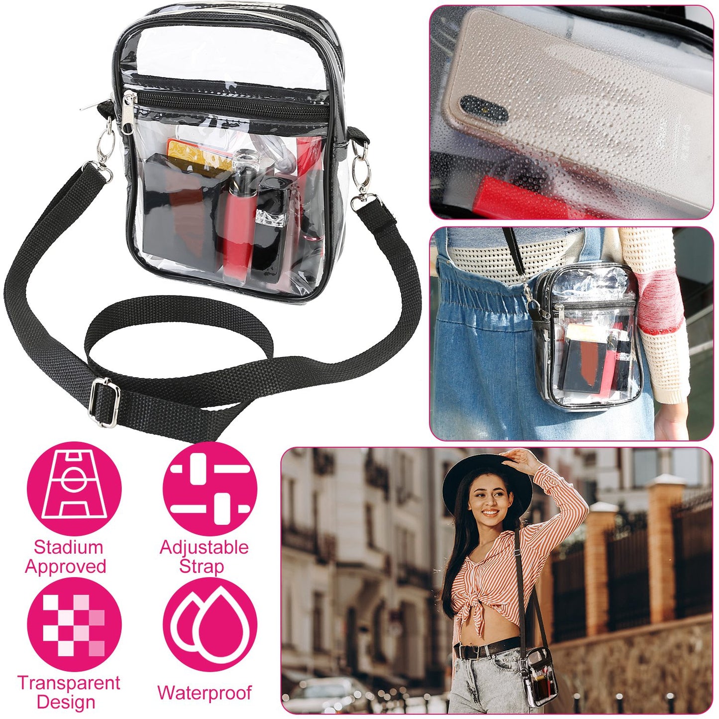 Transparent Crossbody Bag