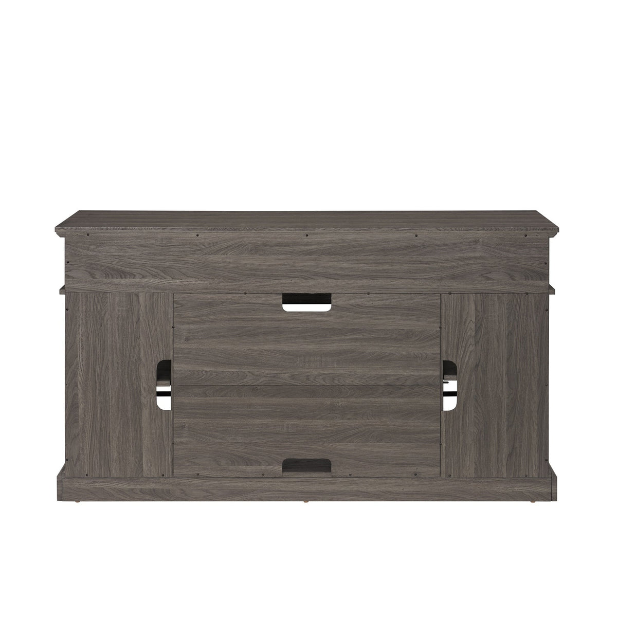 58" TV Stand with Glass Door Cabinets for TVs up to 65"
