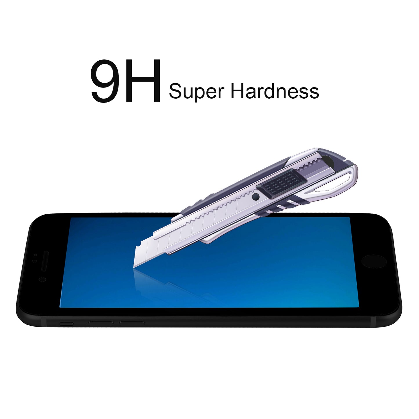 iPhone 7 Tempered Glass Screen Protector with 3D Curved Edges