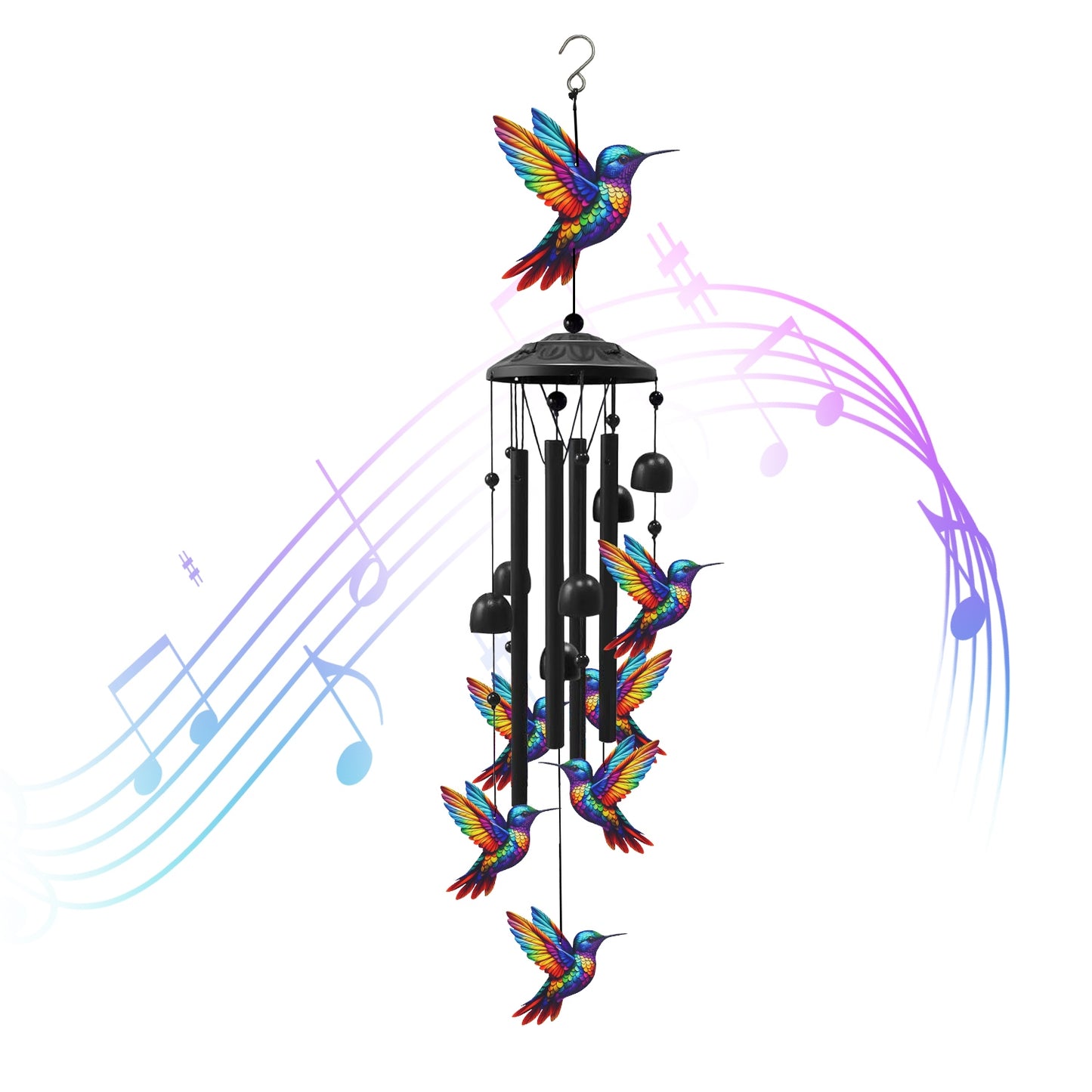Metal Wind Chimes with Aluminum Tubes for Outdoor Garden Decor