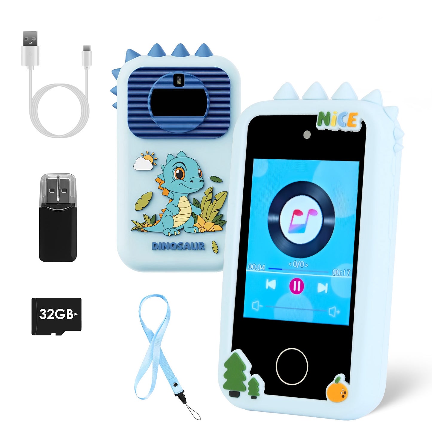 Kids Toy Smartphone with Dual Camera & 16 Educational Games
